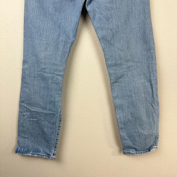 Levi's Premium Wedgie Straight Fit Jeans 27 Distressed - Picture 4 of 15